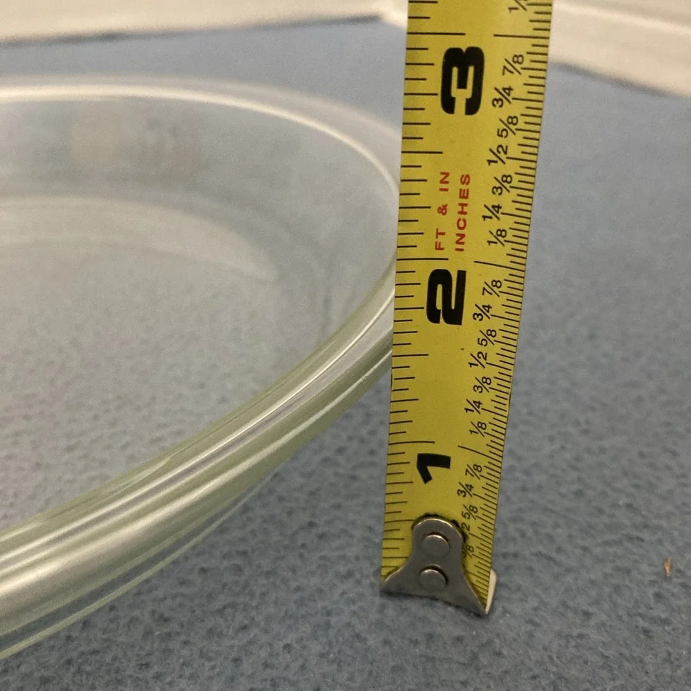 VTG PYREX #209 Clear Glass (Square Backstamp) 23 cm (9 7/8